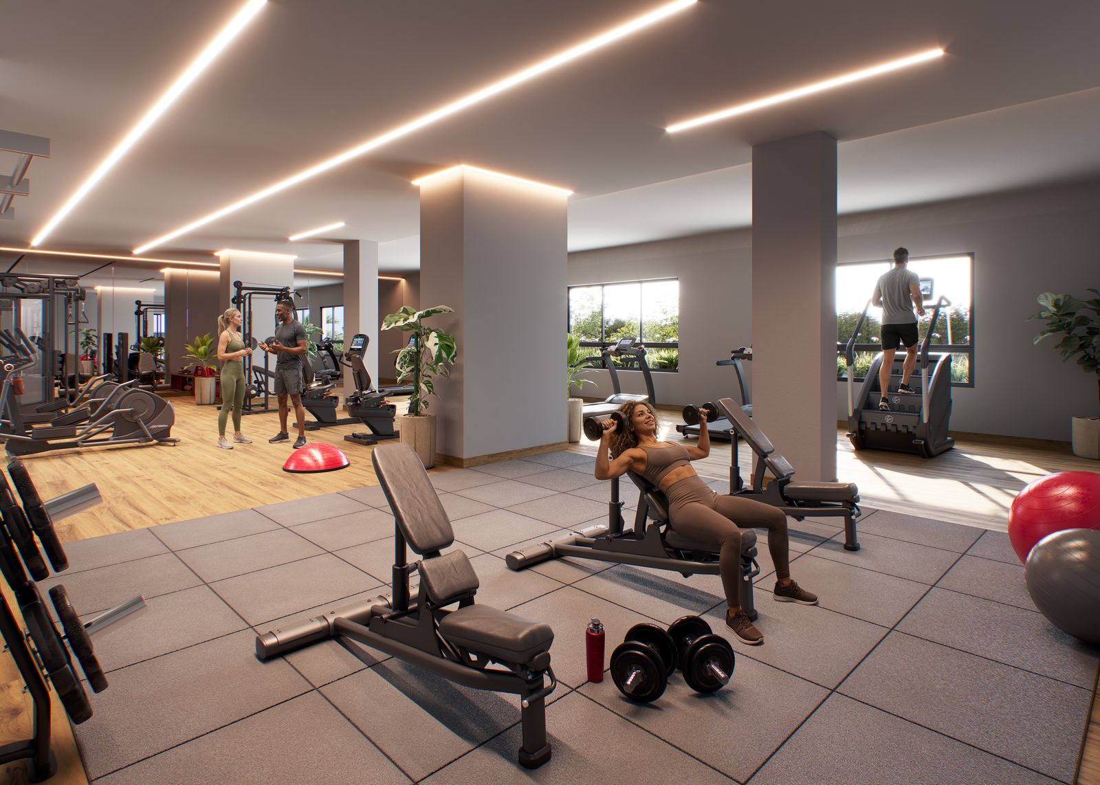 Academia Fitness Flow do FR. Atlant (imagem ilustrativa)