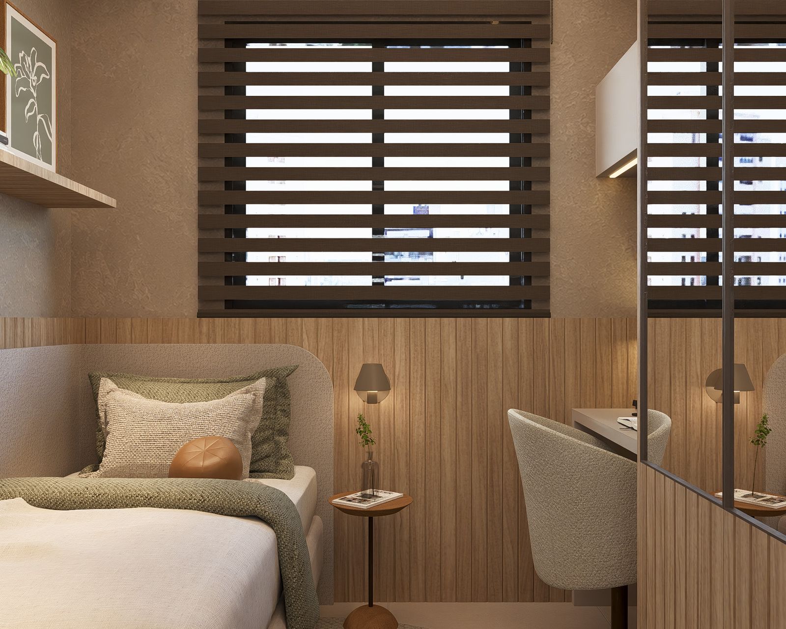 Quarto do decorado de 52 m², FR. Atlant (imagem ilustrativa)