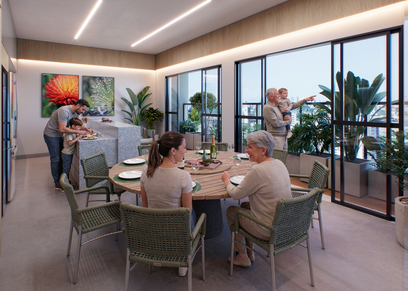 Gourmet 3 Plenitude, rooftop do FR. Atlant (imagem ilustrativa)